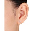 Pompeii3 1/2Ct Round Diamond Studs Earrings in 14K Yellow Gold Basket Setting - 2 of 4