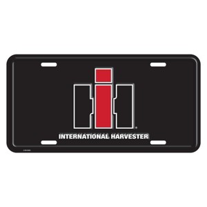 International Harvester Black 6in x 12in License Plate Sign-1907 - 1 of 1