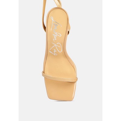 Lewk Strappy Tie Up Spool Heel - image 4