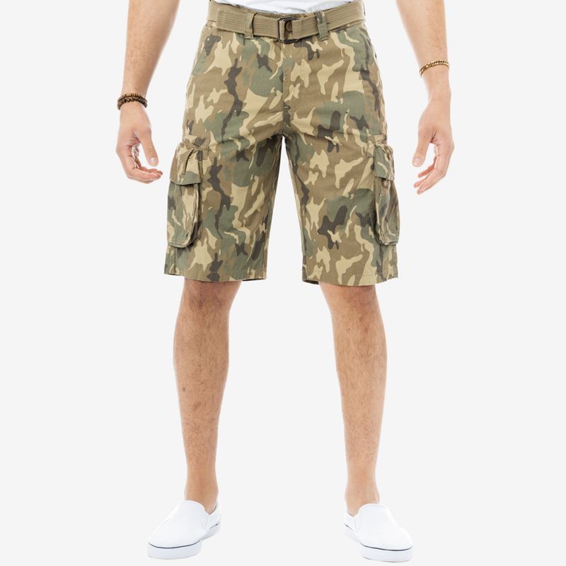 RAW X Men's 12.5" Classic Fit Cargo Shorts, 1 of 5