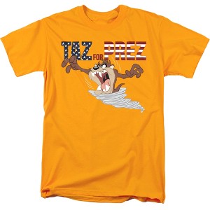Looney Tunes Taz For Prez 3 Adult T-Shirt - 1 of 4