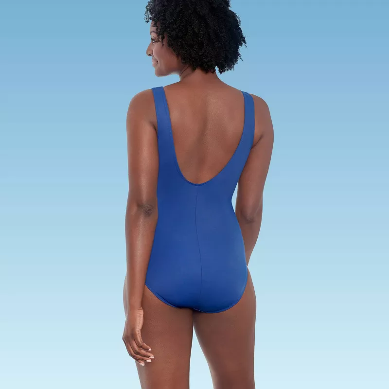 Dreamsuit by Miracle Brands, Swim, New Womens Slimming Control Vfront  Tankini Top Dreamsuit By Miracle Brands