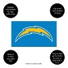 Full Color PVC Mat, 16" x 28", Los Angeles Chargers - 4 of 4
