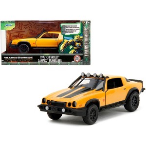 1977 Chevrolet Camaro Off-Road Version Yellow Metallic w/Black Stripes "Transformers" (2023) 1/32 Diecast Model Car by Jada - 1 of 4