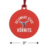 Delaware State University Hornets Logo Aluminum Holiday Christmas Tree Ornament - 3 of 4