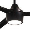 56" Minka Aire Modern 3 Blade Outdoor Ceiling Fan with LED Light Remote Control Coal Wet Rated for Patio Exterior Porch Gazebo - 3 of 4