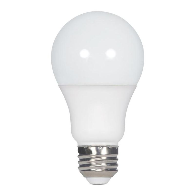 Satco A19 E26 (Medium) LED Bulb Natural Light 60 Watt Equivalence 1 pk, 1 of 2