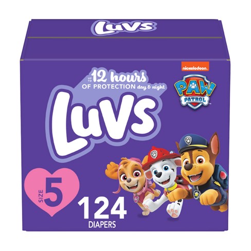 Luvs Pro Level Leak Protection Diapers Giant Pack - Size 5 - 124ct : Target