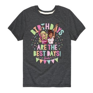 Boys' - Barbie - Birthdays Are The Best Days Short Sleeve Graphic T-Shirt - 1 of 3