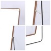 FURNIinspire Full Length Mirrors Floor Standing Wall Mirror, Bedroom Foyer, Clothing Store, Wall Mounted Mirror, Square Light Brown, 16.5"*0.57"*60" - 3 of 4