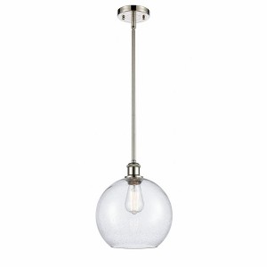 Athens - 1 Light Stem Hung Mini Pendant In Industrial Style-13 Inches Tall and 10 Inches Wide - 1 of 1