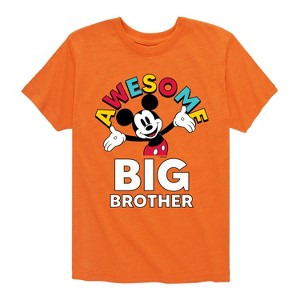 Boys' - Disney - Awesome Big Brother Short Sleeve Graphic T-Shirt - 1 of 4