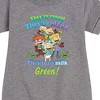 Girls' - Rugrats - Reptar Bar Graphic Short Sleeve Fleece Dress - 2 of 4