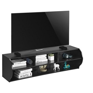 Wall Mounted TV Stands Living Room Furniture W/Shelves - 1 of 4