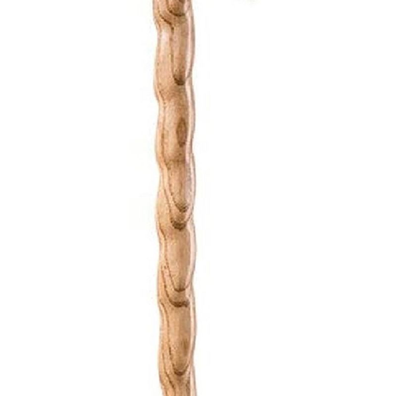Brazos Twisted HitchHiker Tan Oak Wood Walking Stick 58 Inch Height, 4 of 8