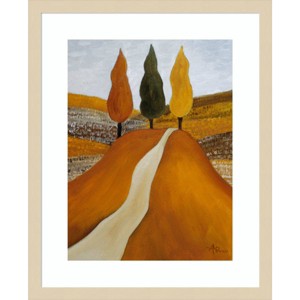 Amanti Art Just The Three of Us by Angeles M. Pomata Wood Framed Wall Art Print - 1 of 4