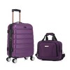 Rockland Melbourne Hardside Expandable Spinner Wheel Luggage Carry On Suitcase - 3 of 4