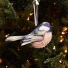 Gallerie II Metal Capiz Chickadee Ornament - 3 of 3