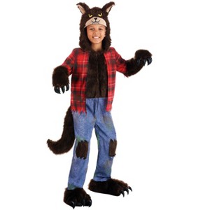 HalloweenCostumes.com Kids Costume Brown Werewolf - 1 of 2