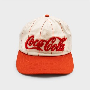 Men's Coca-Cola Striped Hat - Red - 1 of 3