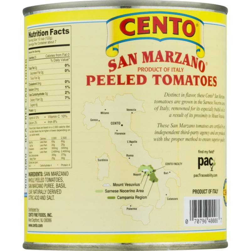 Cento San Marzano Peeled Tomatoes 28oz, 2 of 4