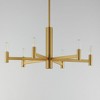 Maxim Lighting Emana 6 - Light Chandelier in  Natural Aged Brass - image 3 of 3