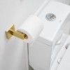 BWE 4-Piece Bath Hardware Set with Towel Bar Hand Towel Holder Toilet Paper Holder Towel Hook Square - 4 of 4