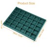 Unique Bargains 30 Grid Jewelry Tray Stackable Tray Showcase for Rings Earrings Necklace Bracelet Pendants 1 Pc - 4 of 4