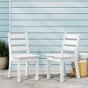 WestinTrends Treehouse Outdoor HDPE Kids Plastic Toddler Dining Chair (Set of Two) - 2 of 4