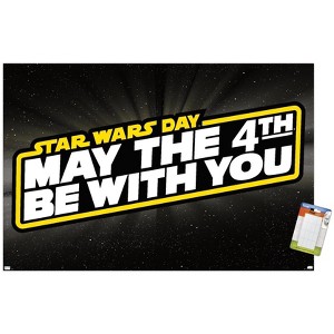 Trends International Star Wars - May the 4th - Logo Unframed Wall Poster Prints - 1 of 4