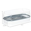Mewoofun Turtle Tank Kit, Turtle Aquarium with Basking Platform, Water Pump, Filter Layer Design, Full View Visually Reptile Habitat, 24.5"*12.25"* 9" - 2 of 4