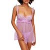 Adore Me Women's Keara Babydoll Lingerie - 2 of 4