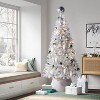 6.5' Tinsel Artificial Christmas Tree Christmas Silver - Wondershop™ - 2 of 4