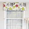 RLF Home 100% Cotton High Quality Aria Tailored Window Valance with 1.5" Rod Pocket 50" W X 12" L Ivory - 2 of 4