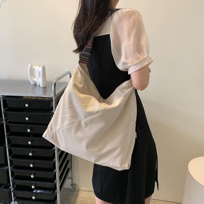 BEAFUP Tote Bag Women Large Crossbody Bag Stylish Handbag for Women Corduroy Hobo Bag Fashion shoulder Bag Purse