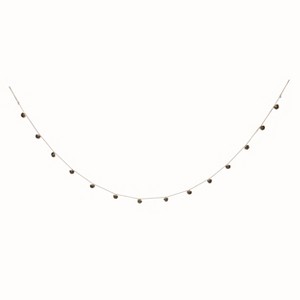 Transpac Metal White Christmas Jingle Bell Garland - 1 of 2