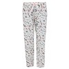 Mentally Exhausted Women's Make Up Print Pajama Set - 3 of 4