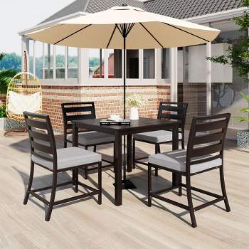 Outdoor Four-Seat Dining Set for Patios, Balconies and Lawns - ModernLuxe