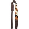 Perri's Fabric Cow Print Guitar Strap Brown 2.5 in. - 2 of 3