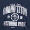 Men's Grand Teton National Park Established Date Crewneck Sweatshirt - 2 of 4