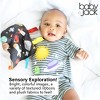 Baby Jack The Learning Lovey Space Moon Stars Planets & Rockets Sensory Crinkle Tag Toy 8" x 8" - 4 of 4