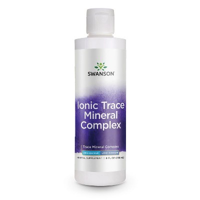 Swanson Ionic Trace Mineral Drops 8 fl oz Liquid.