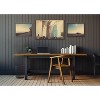Kate & Laurel All Things Decor (Set of 3) Sylvie House on Beach Surfboards and Surfers Framed Canvas WallArts by Saint and Sailor Studios - 3 of 4