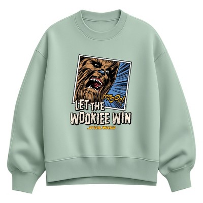 Women's Friends Illustration Mashup Oversized Fleece Crew