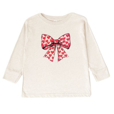 The Juniper Shop Coquette Hearts Toddler Long Sleeve Tee