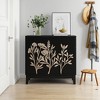 TiramisuBest Wood Modern Buffet Cabinet with Storage, Fluted Sideboard Large Buffet with Adjustable Shelves, Credenza, Accent Cabinet Console Table - 2 of 4