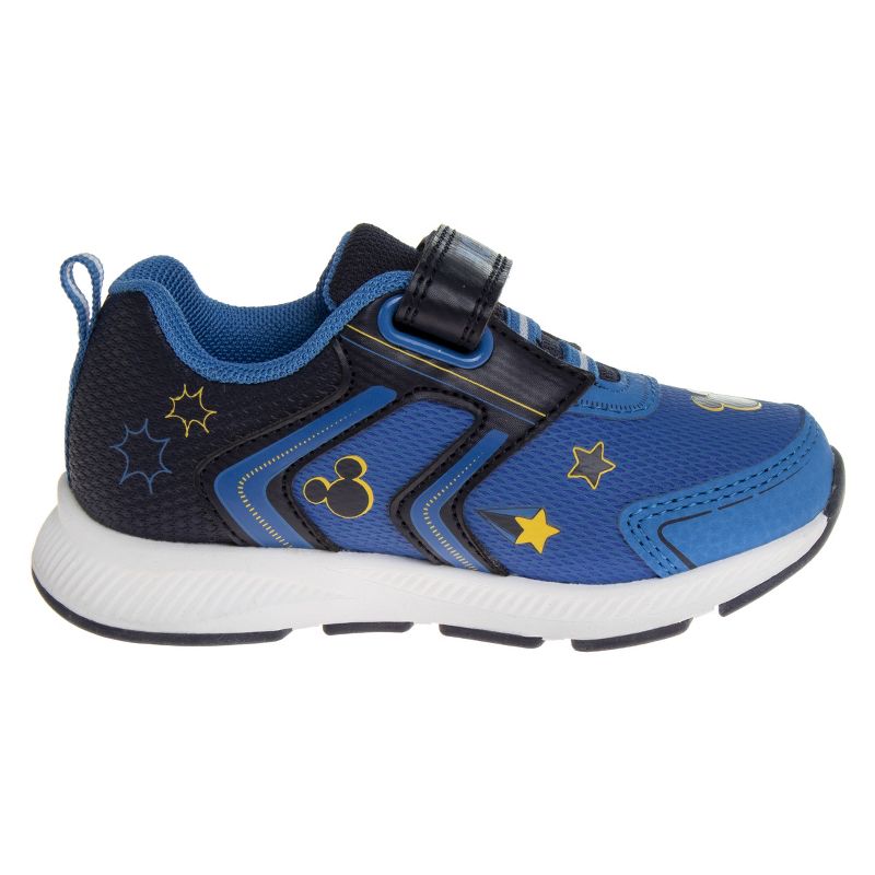 Disney Toddler Boys Mickey Mouse Sneakers with 2 Red Lights, 3 of 7