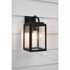 Progress Lighting Grandbury 1-Light Outdoor Hanging Lantern in Black, Clear Glass, DURASHIELD, Wet Rated, Farmhouse Style - 4 of 4