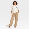 Women's Miller Lite Cozy Graphic Sweatshirt - Ivory - 3 of 3