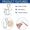20PCS Metal Hook Set Curtain Easy Replacement Hook Accessories - 3 of 4